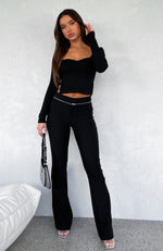 We're A Match Pants Black