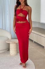What A Girl Wants Maxi Dress Red