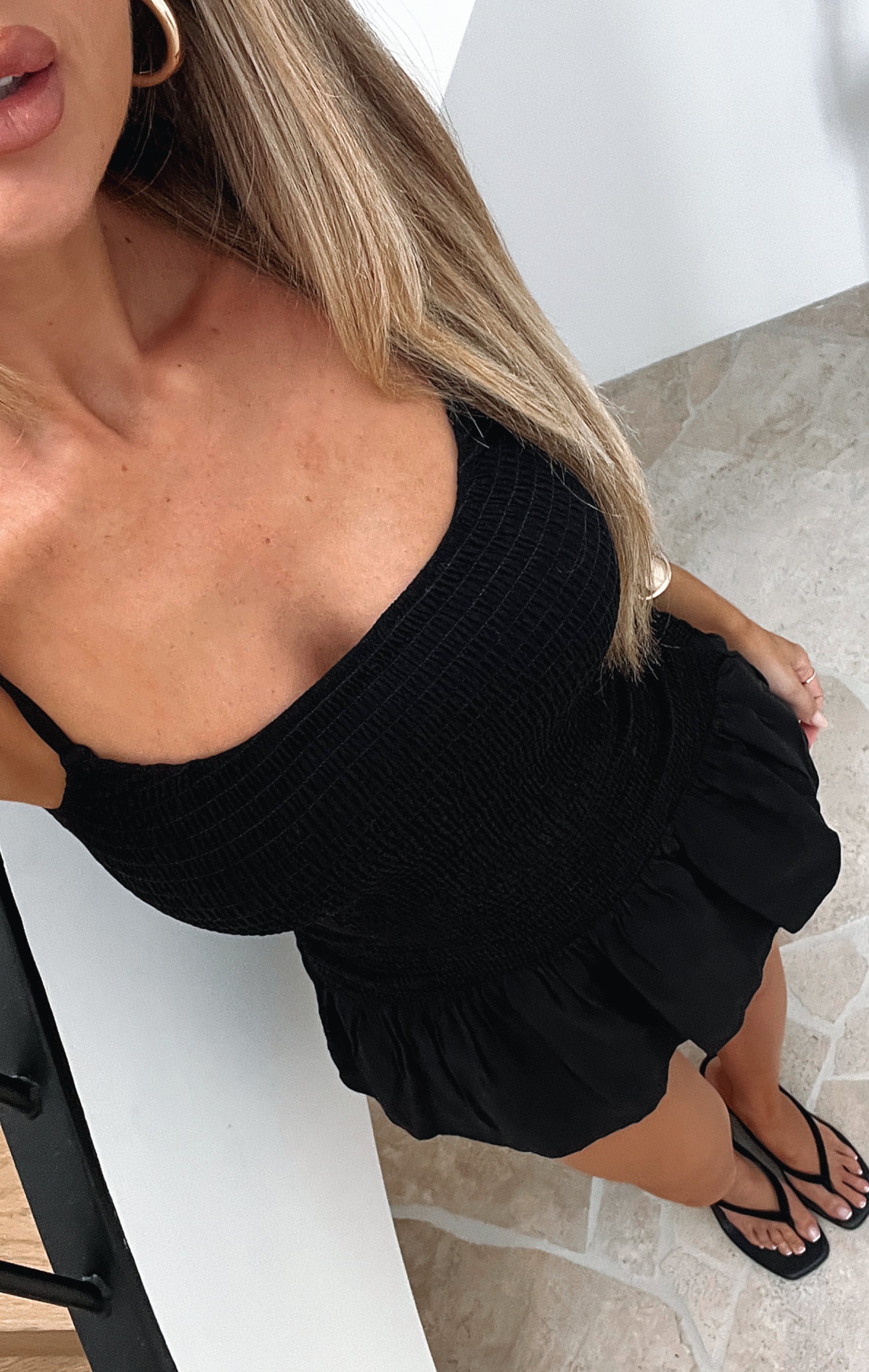Nothing Is Over Mini Dress Black | White Fox Boutique US