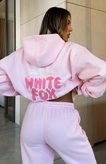 With Love Always Oversized Hoodie Baby Pink