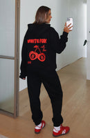 With Love In The Moment Sweatpants Black
