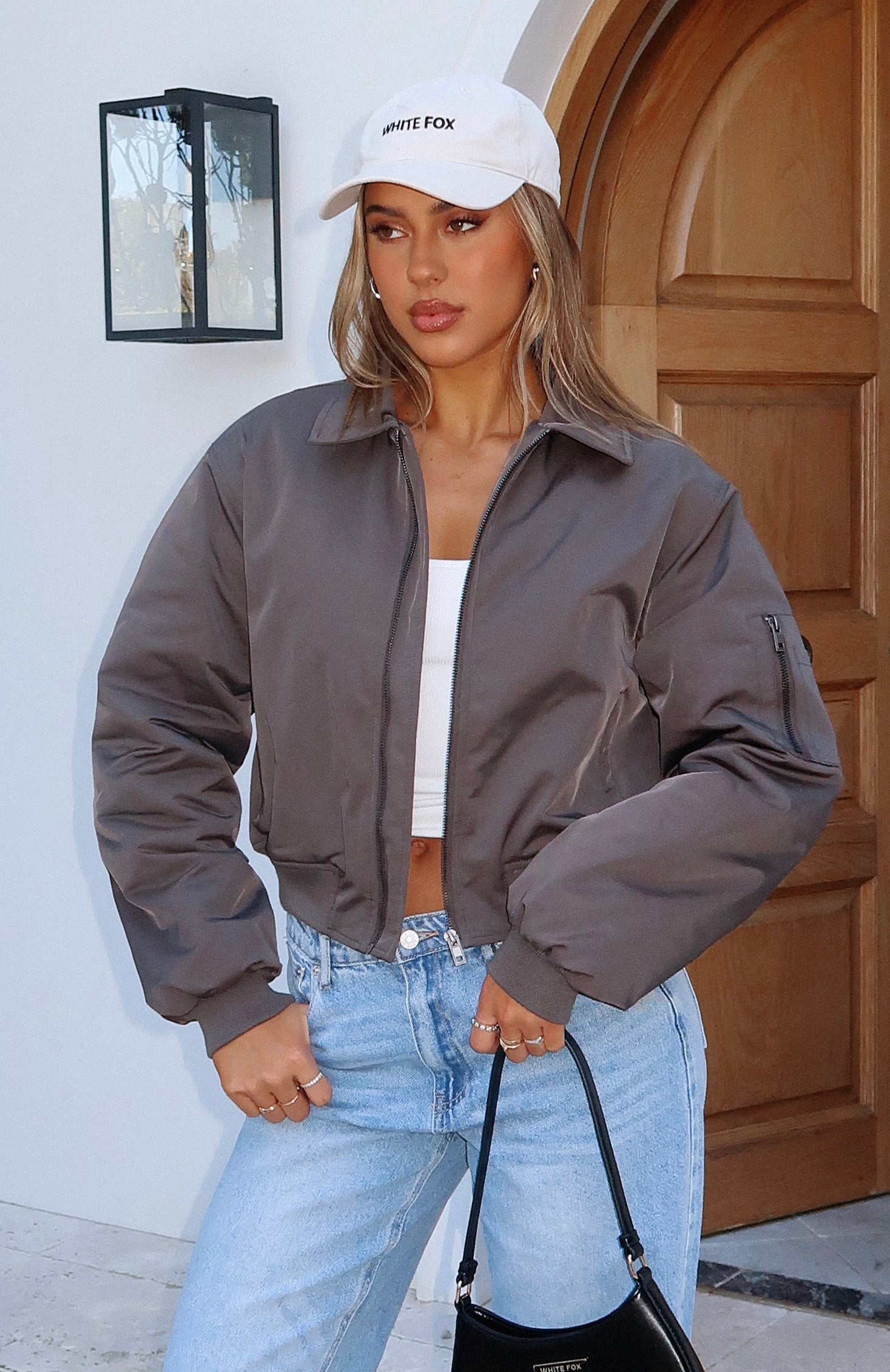 White fox jacket on sale