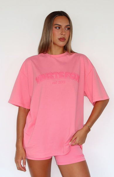 Don't Even Try Oversized Tee Melon