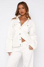 Back Street Denim Jacket Off White