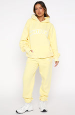 Vol. 1 Front Graphic Oversized Hoodie Lemon | White Fox Boutique US