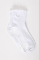 Me Time Socks White