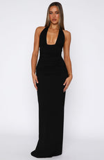 Say What You Feel Halter Maxi Dress Black | White Fox Boutique US Say What You Feel Halter Maxi Dress Black | White Fox Boutique US