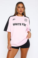 Checking Up On You Oversized Jersey Light Pink