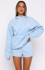 Club 14 Peyton Oversized Hoodie Blue | White Fox Boutique US