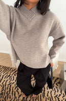 Adelaide Knit Sweater Taupe