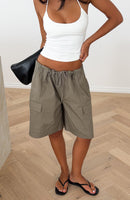 Always In Hindsight Cargo Shorts Khaki