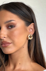 Bad Habit Stud Earrings Gold