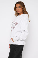 Give It Away Oversized Hoodie Grey Mist