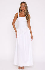 Summer Delight Maxi Dress White