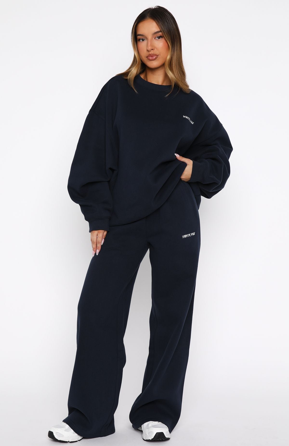 Test Drive Oversized Sweater Dark Navy | White Fox Boutique US