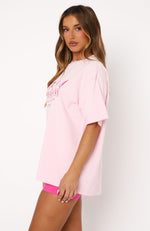 Take The Shot Oversized Tee Pink