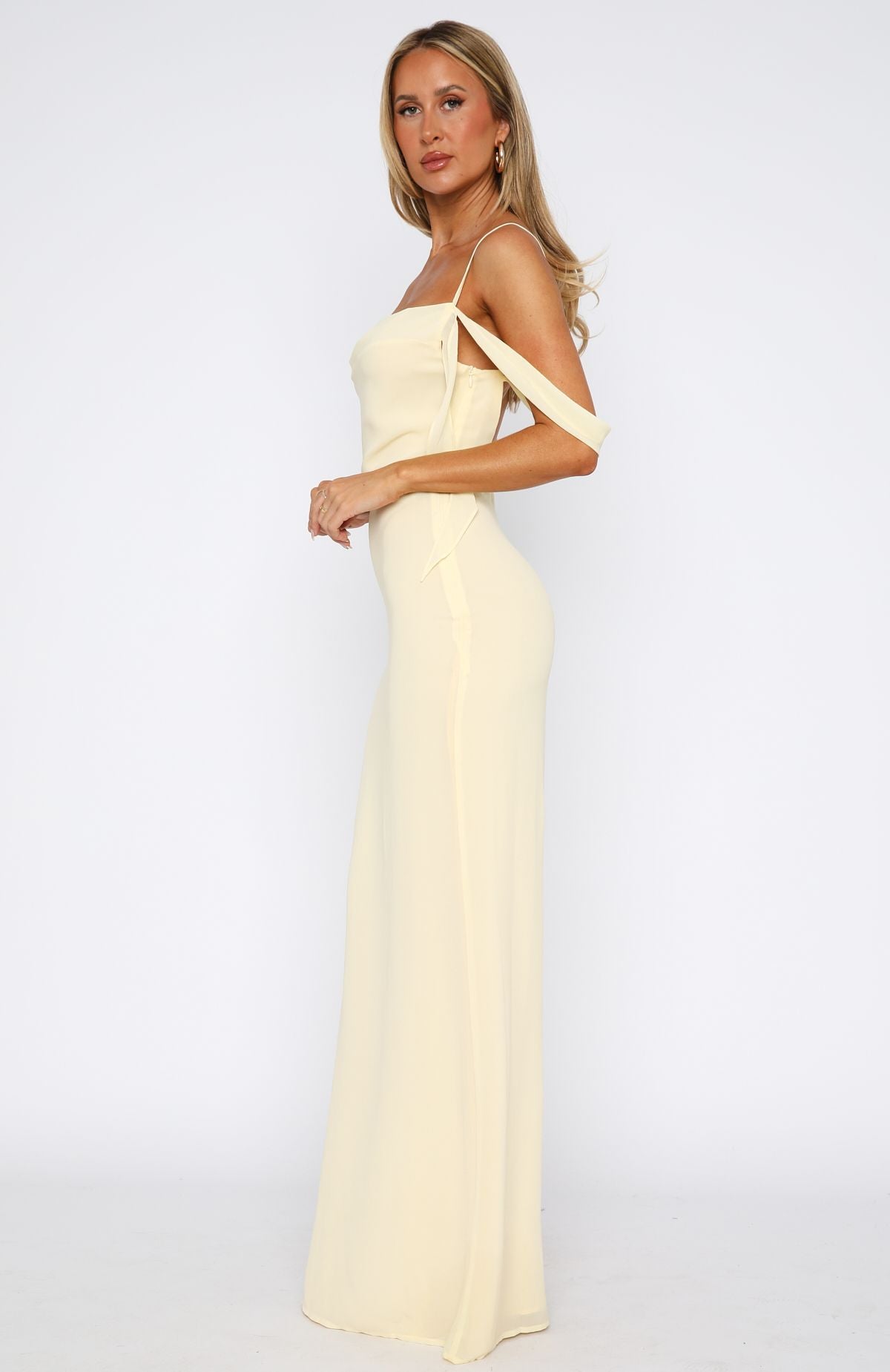 Love Blossoms Maxi Dress Lemon | White Fox Boutique US