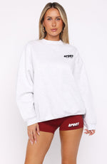 Club 14 Peyton Oversized Sweater Grey Marle | White Fox Boutique US