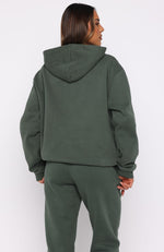 From The Archives Lexi Oversized Hoodie Khaki