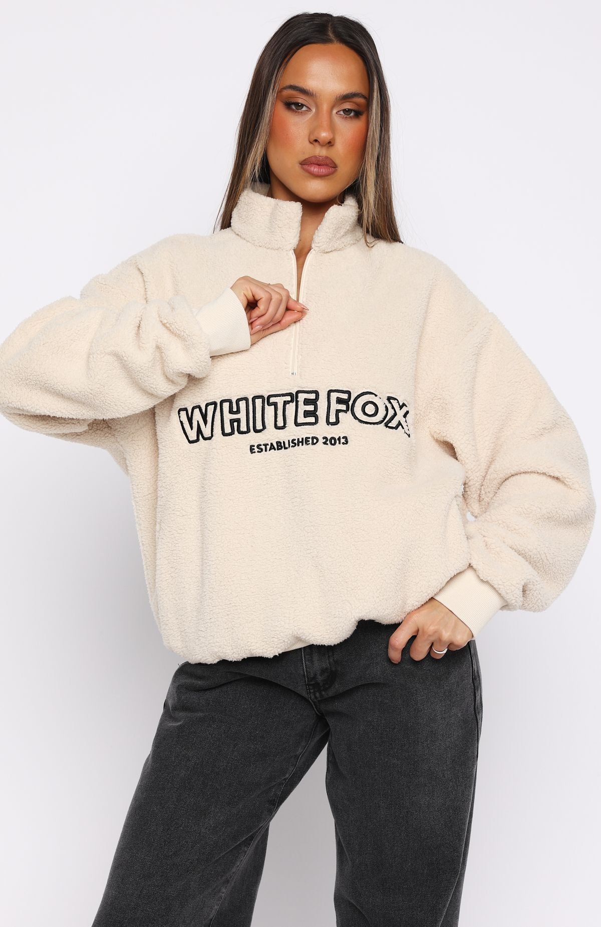 thetoe Borough Knit white 完売品 white-fox-hard-to-stay-focused