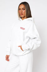 Decade Classics Essential Oversized Hoodie Grey Marle