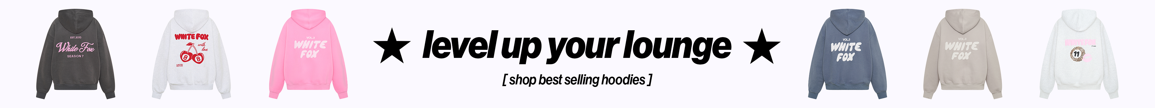 Level up your lounge. Shop our best-selling hoodies.