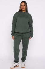 From The Archives Lexi Oversized Hoodie Khaki