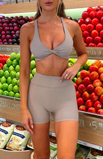 High Definition Sports Bra Taupe