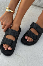 Off Duty Sandals Black