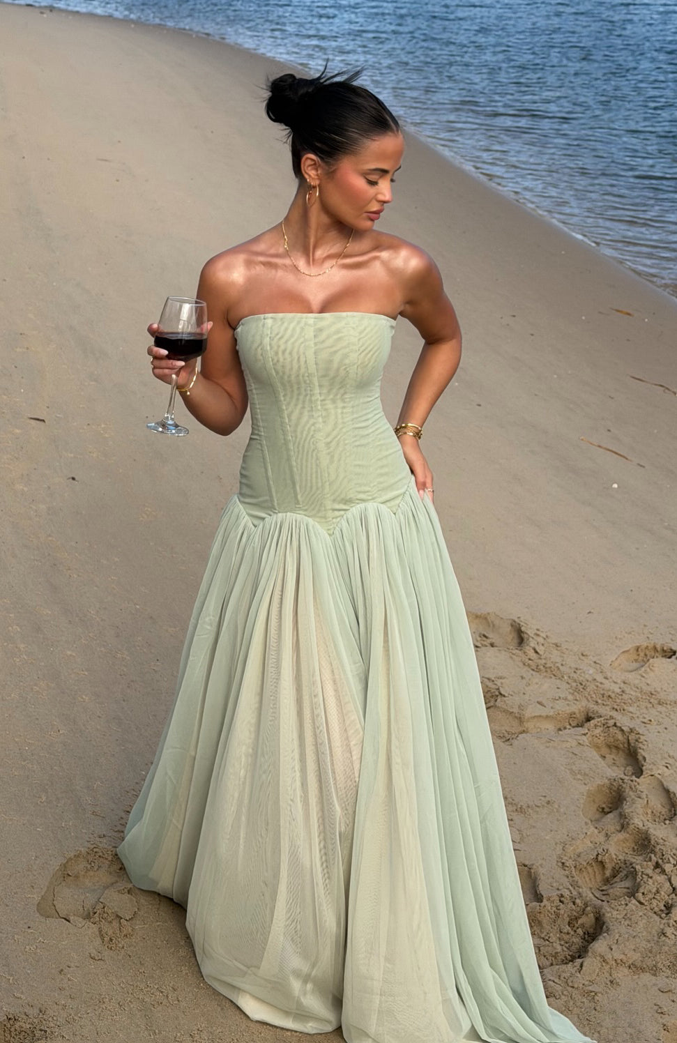 Magic Muse Maxi Dress Mint Magic Muse Maxi Dress Mint