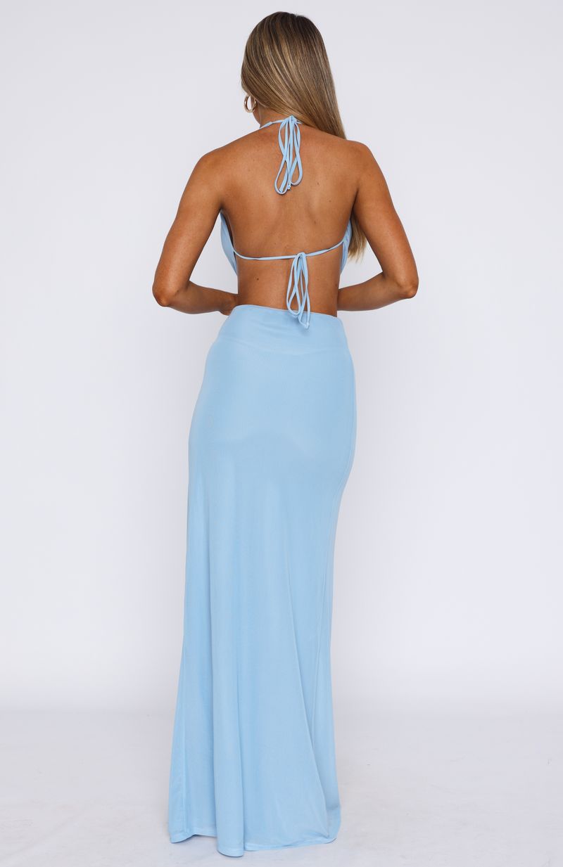 Dance With Me Maxi Halter Dress Powder Blue | White Fox Boutique US Dance With Me Maxi Halter Dress Powder Blue | White Fox Boutique US