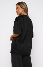 Greedy Oversized Jersey Black