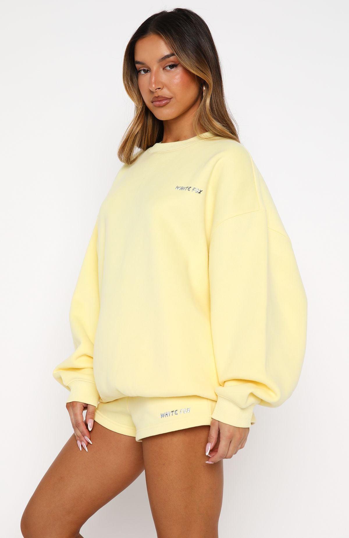 Test Drive Oversized Sweater Lemon | White Fox Boutique US