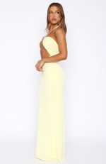 Don't Take Too Long Maxi Dress Lemon | White Fox Boutique US Don't Take Too Long Maxi Dress Lemon | White Fox Boutique US