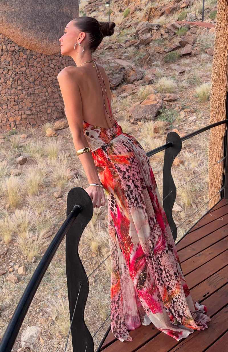Coconut After Night Maxi Dress Golden Tropic