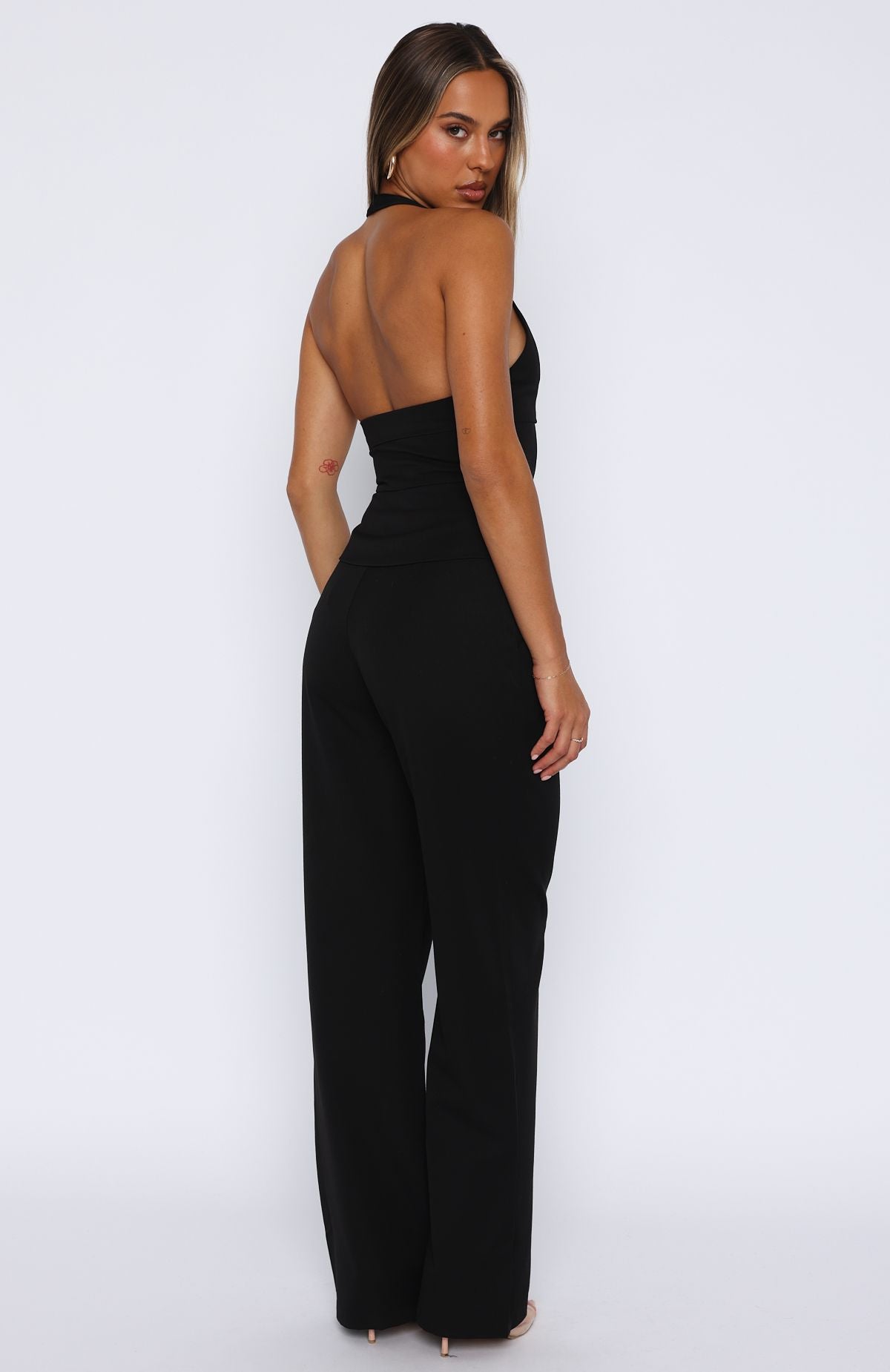 Only Acting Pants Black | White Fox Boutique US