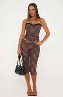Less Talk Capri Pants Leopard