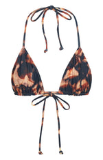 Golden Hour Bikini Top Autumn Leaves