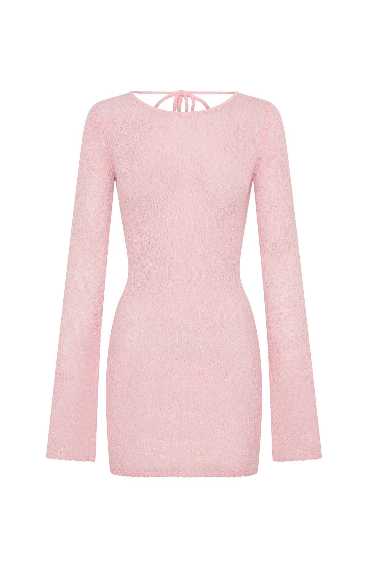 Stand and Stare Long Sleeve Mini Dress Blush Pink Stand and Stare Long Sleeve Mini Dress Blush Pink