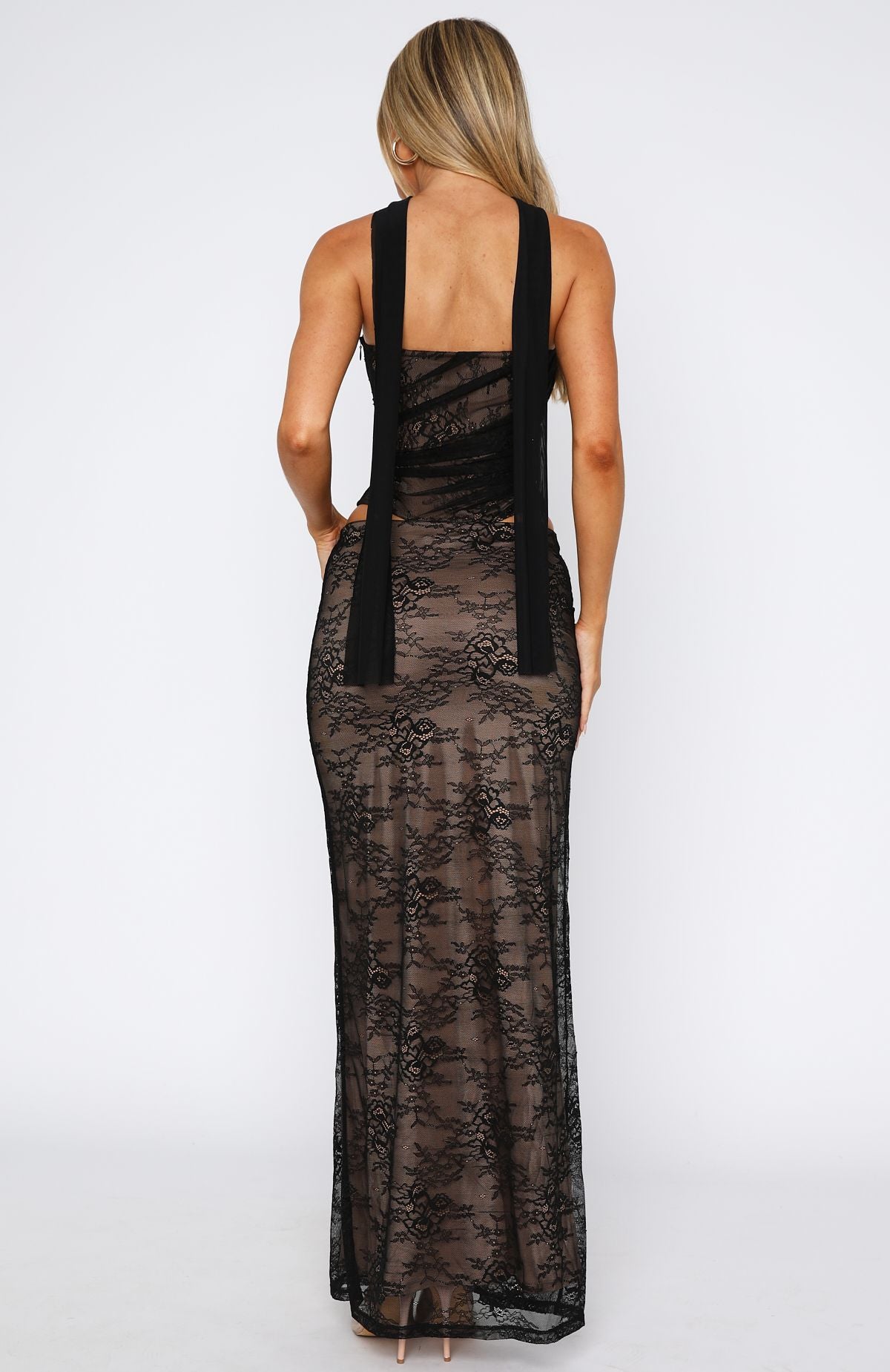 Forever After Lace Maxi Skirt Black | White Fox Boutique US Forever After Lace Maxi Skirt Black | White Fox Boutique US
