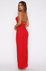 Poppy Dream Maxi Dress Red