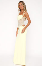 Compliment Me Maxi Dress Lemon