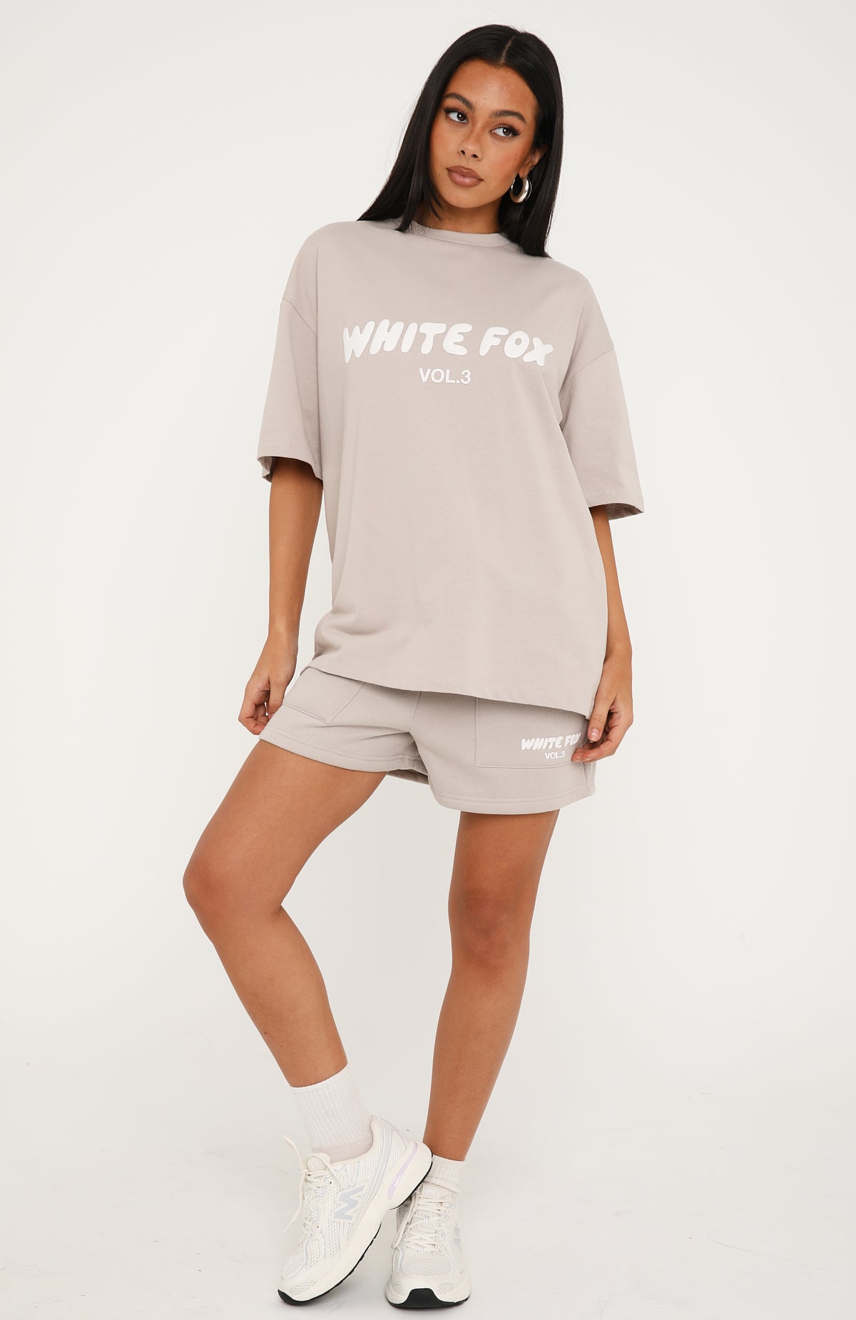 Offstage Lounge Shorts Moon | White Fox Boutique US