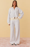 On Cloud Nineteen Nikola Wide Leg Sweatpants Grey Marle