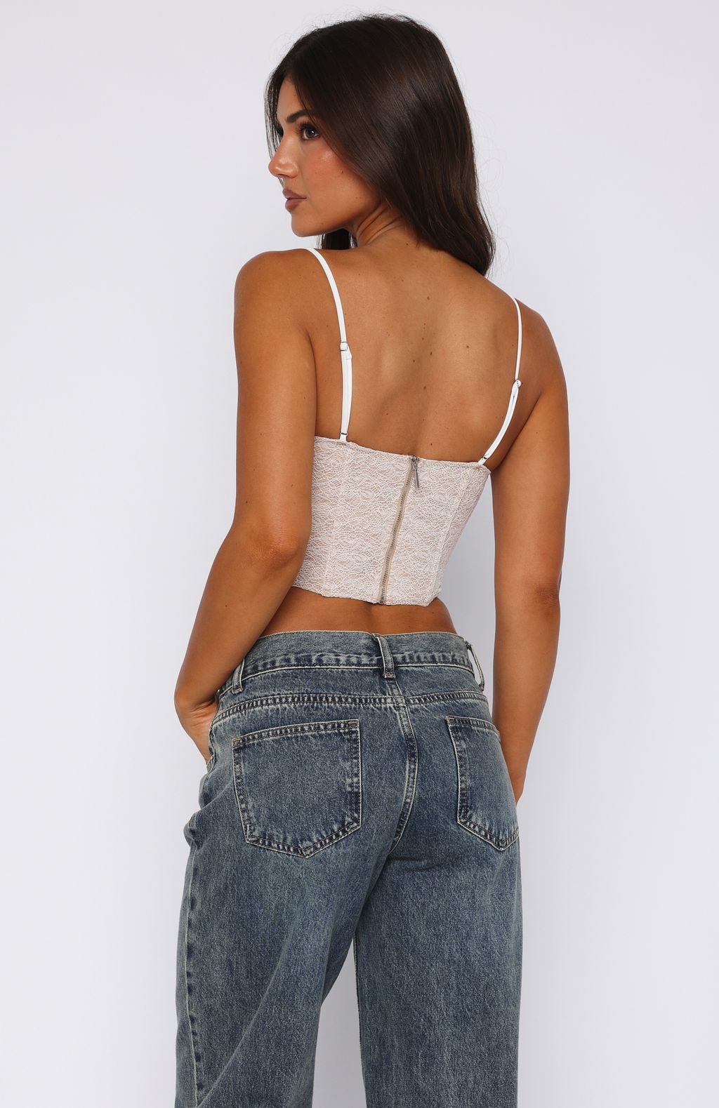 Don't Get Greedy Bustier White | White Fox Boutique US