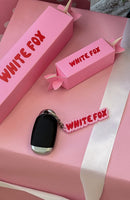 I've Got You Keychain Red/Pink Stripe