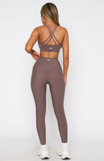 Go Getter High Waisted Leggings Cocoa