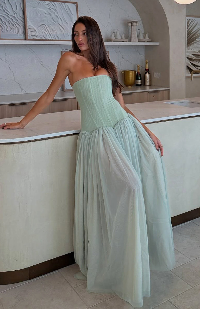 Magic Muse Maxi Dress Mint | White Fox Boutique US
