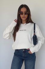 It's Cool Knit Hoodie White | White Fox Boutique US