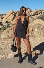 favourite moment mini dress charcoal Favourite Moment Mini Dress Charcoal
